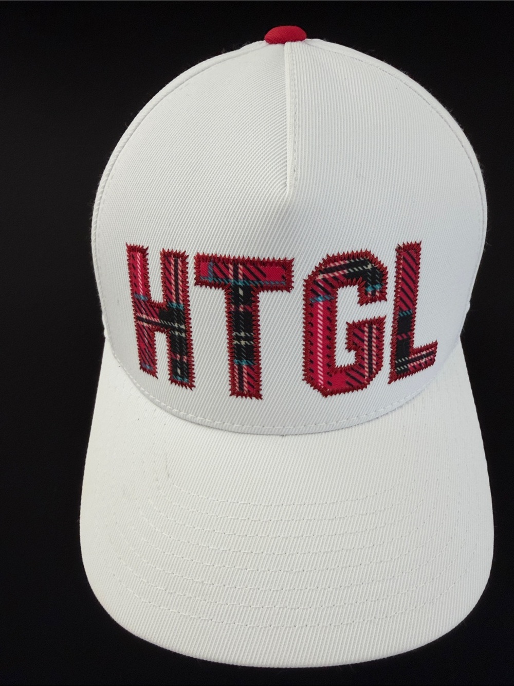 GFore HarbourTown Golf LinksCap with Red Plaid Accent SnapBack New Condition